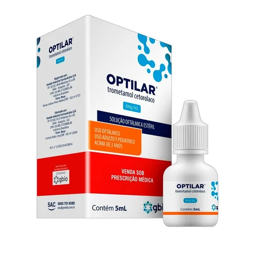 Optilar 4Mg/Ml Sol Oft 5Ml