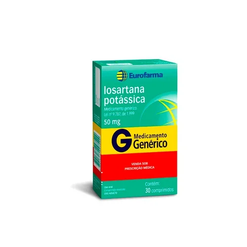 Gen Losartana Potassica 50Mg 30Cpr Eurofarma