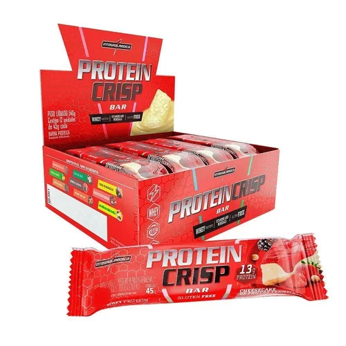 Barra Protein Crisp Bar Frutas Vermelhas 45G