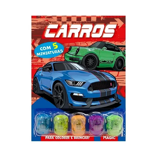 Livro Carros Magic Kids