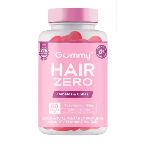 Gummy Hair Tutti-Fruti Zero 60 Gomas