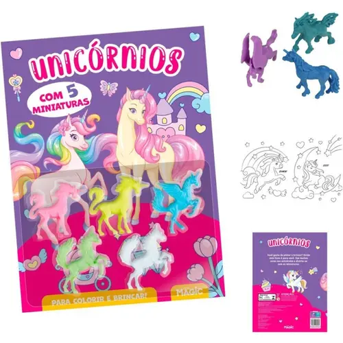 Livro Unicornios Magic Kids