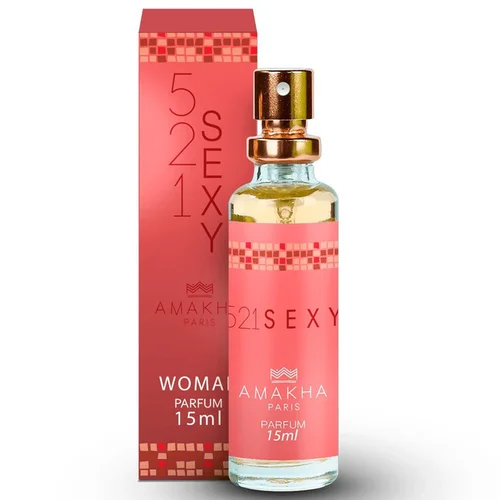 Perfume Feminino Amakha 521 Sexy inspirado em 212 Sexy – 15ml