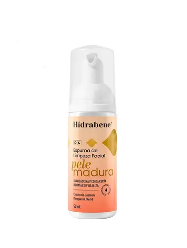Espuma de Limpeza Suave Para Pele Madura Hidrabene 50ml