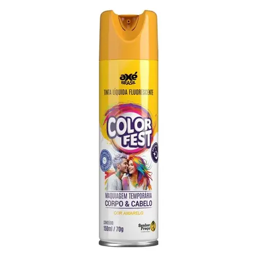 Maquiagem Capilar Color Fest Amarelo 150ml