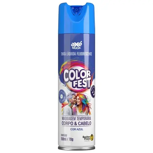 Maquiagem Capilar Color Fest Azul 150ml