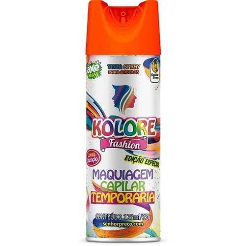 Maquiagem Capilar Color Fest Laranja 125ml