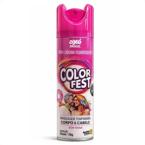 Maquiagem Capilar Color Fest Rosa 150ml