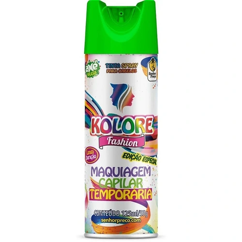Maquiagem Capilar Color Fest Verde 125ml