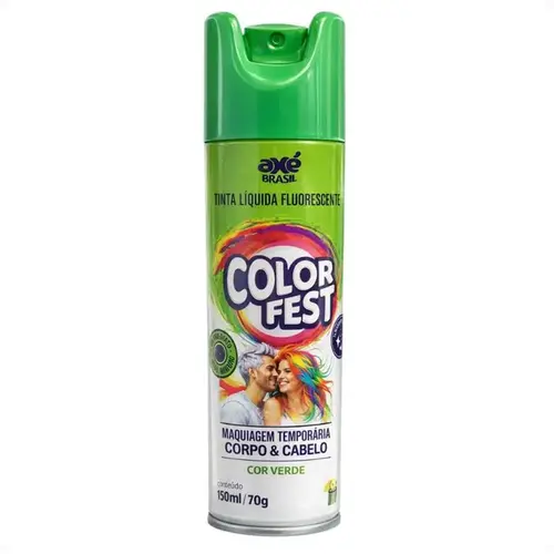 Maquiagem Capilar Color Fest Verde 150ml