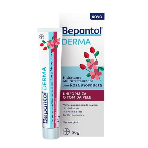 Creme Bepantol Derma Multirrestaurador com Rosa Mosqueta 20ML