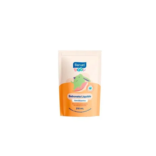 Sabonete Líquido Baruel Baby Glicerina Refil 210ml