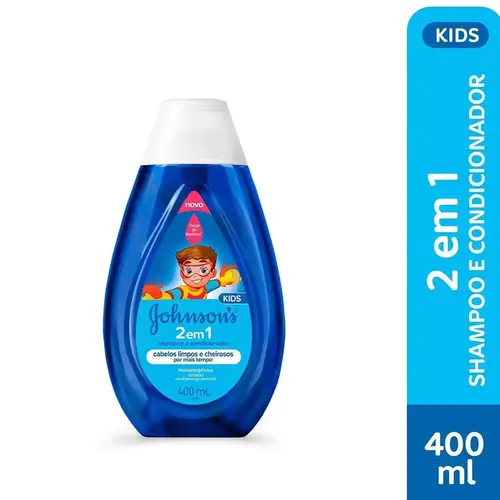 Shampoo e Condicionador Johnson's Baby 2 em 1 400ml