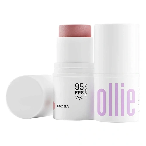 Bastao Stick 3 em 1 Ollie Blush Batom E Sombra Fps95 Cor Rosa