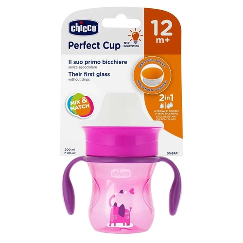 Copo 360 Perfect Cup Chicco 12M + Menina