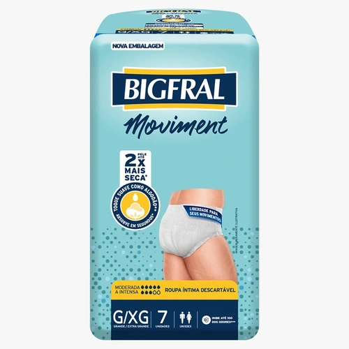 Roupa Intima Bigfral Moviment G/XG 7UN