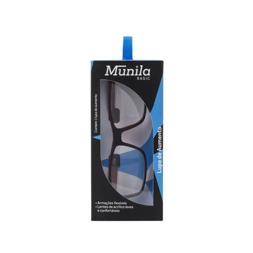 Lupa De Aumento Munila Basic Masculina Preto X2,75
