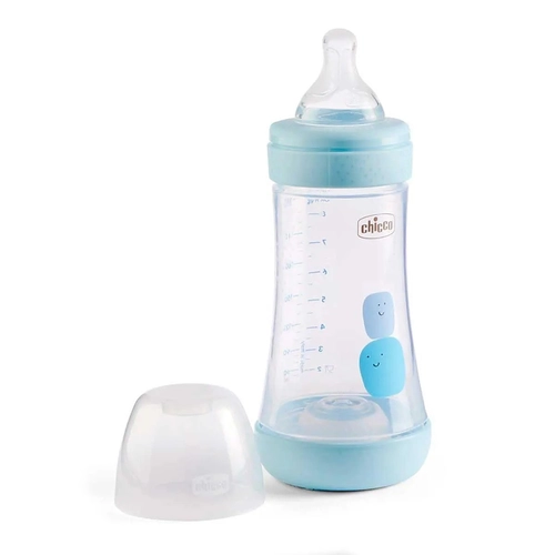 Mamadeira Chicco Perfect5 300ml Fluxo Rapido Azul