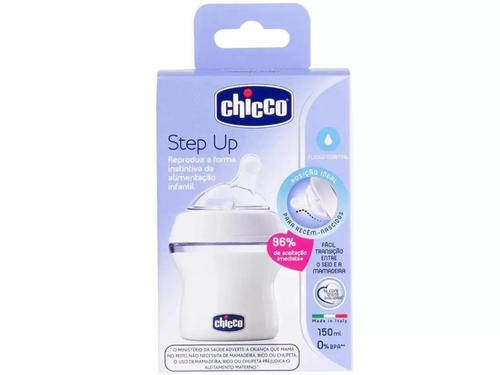 Mamadeira Chicco Step Up 150ml Fluxo Normal 0M+