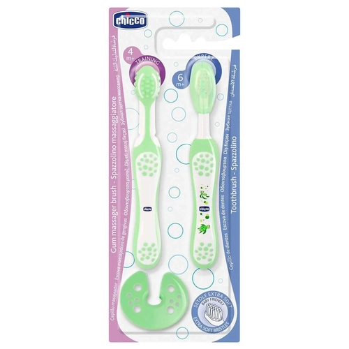 Escova Dental Infantil Chicco para Aprendizagem