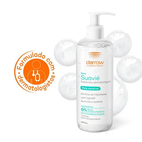Sabonete Dermatológico para Pele Sensível Suavie 400ml
