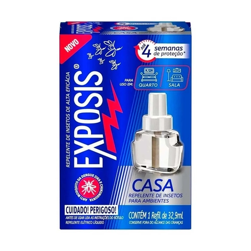 Repelente De Insetos Exposis Refil 33ml