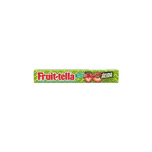 Bala Fruittella Morango Acido Mastigavel 40G