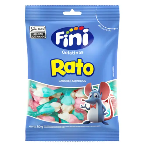 Bala Gel Fini Rato 80G