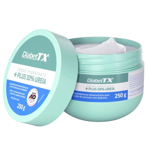 Creme Hidratante DiabetTX Plus 10% Ureia com 250G