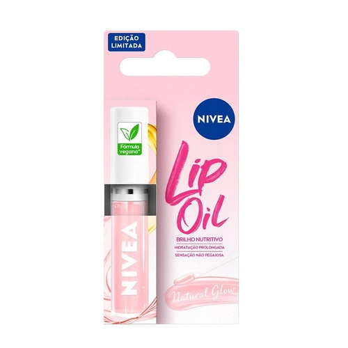 Brilho Labial Nivea Lip Oil Gloss Natural Glow