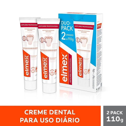 Kit Creme Dental Elmex Sensitive Professional 110G 2 Unidades