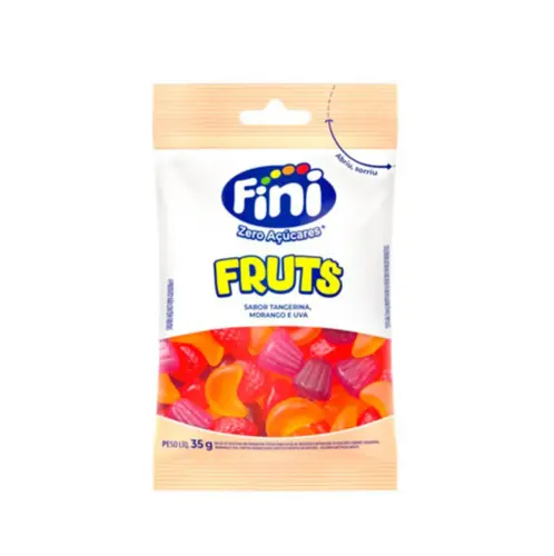 Bala Fini  Fruts Zero Açúcar 35g