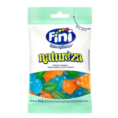 Bala Fini Zero Açúcar Natureza 35g