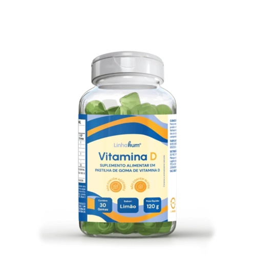 Suplemento de Vitamina D Linhahum 30 Gomas