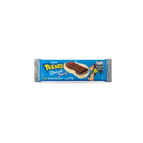 Biscoito Recheado Teens Baunilha Marilan 37g