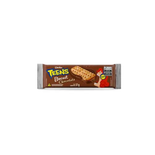 Biscoito Recheado Teens Chocolate Marilan 37g