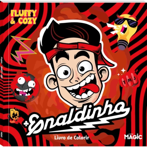 Livro Enaldinho Fluffy And Cozy Com 5 Canetinhas Maped