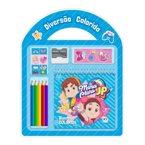 Livro Maria Clara E JP Cor E Diversão Presenteavel