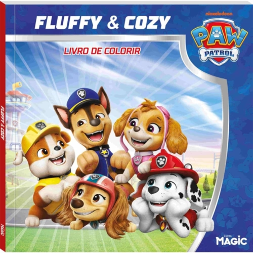 Livro Patrulha Canina Fluffy And Cozy Com 5 Canetinhas Maped