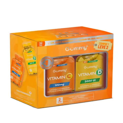 Gummy Hair Promopack Vitamina C + Vitamina D
