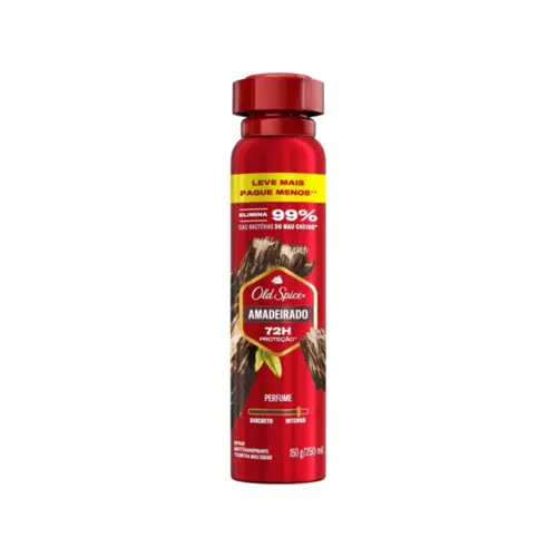 Desodorante Aerosol Old Spice Amadeirado 250ml