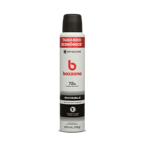 Desodorante Aerosol Bozzano Invisible Masculino 72h 200ml