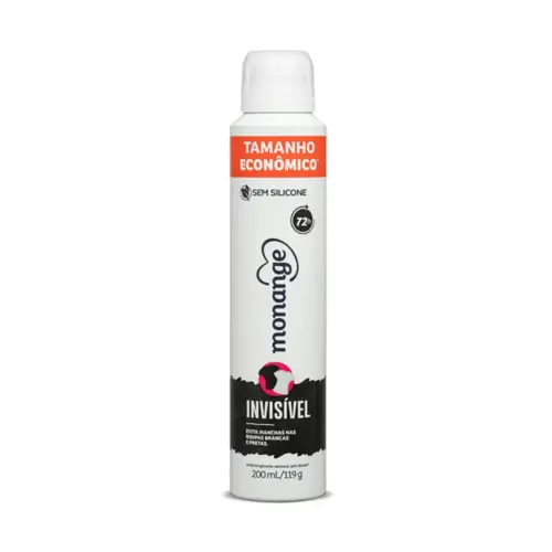 Desodorante Aerosol Monange Invisível 200ml