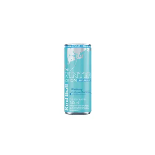Energético Red Bull Winter Blueberry e Baunilha Sem Açúcar 250ml