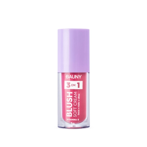 Blush Líquido Soft Cream Bauny 3 em 1 Princess