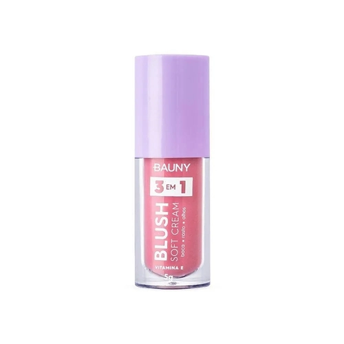 Blush Líquido Soft Cream Bauny 3 em 1 Dreamy