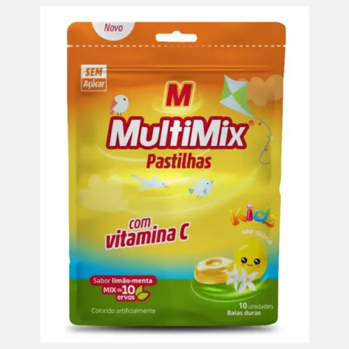 Pastilhas Multimix Infantil Limão-Menta Ems