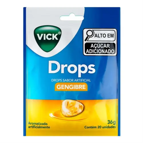 Vick Drops Pastilha De Gengibre 20Un