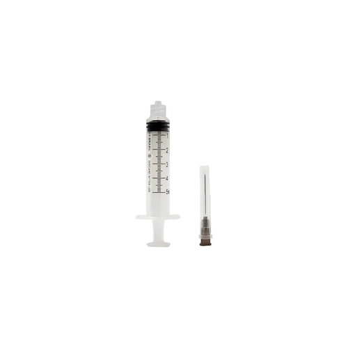 Seringa Descartavel Com Agulha Luer Lock (Rosca) 25x0,70mm 5Ml Medix