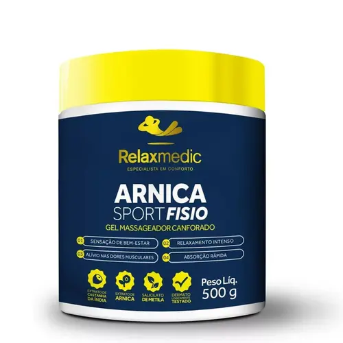 Gel Massageador Arnica Relaxmedic Sport Fisio
